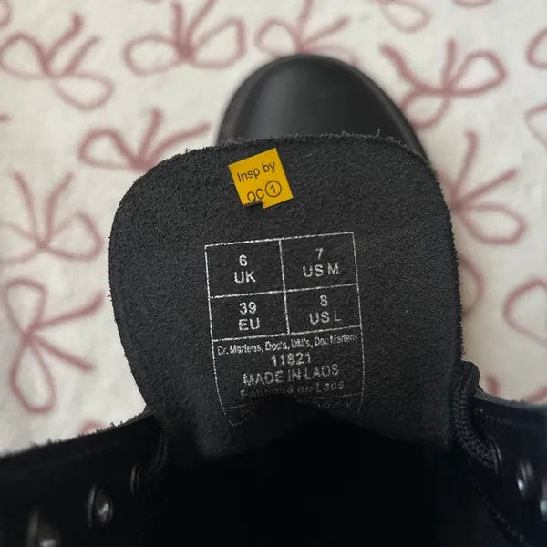 Lace-Up High-Top Boots Dr. Martens Black Combat - Image 3
