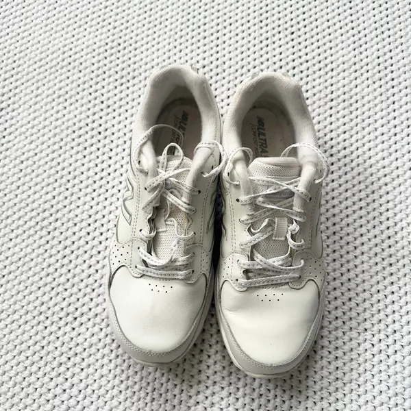 New Balance 411 Comfort Ride WA411LW1 White Walking Shoes Sneakers 7.5D Wide Wmn - Image 4