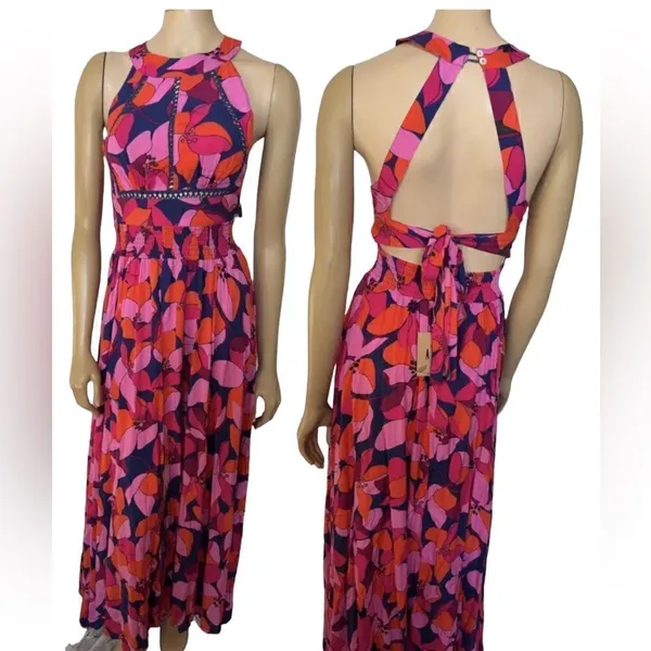Abel the Label Anthropologie Charlotte Maxi dress XS - Image 2
