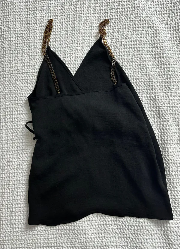 ASOS tortoiseshell straps wrap top - Image 3