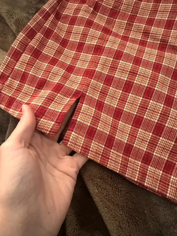 Plaid John Galt Mini Skirt - Image 3