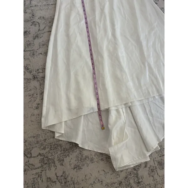Lulus Lovely Endearment White Satin Sleeveless Backless Maxi Dress XS Bridal - Image 8