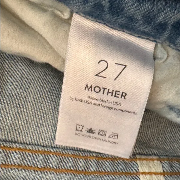 Mother Denim The Hustler Ankle Fray On The Ropes Jeans Size 27 - Image 11