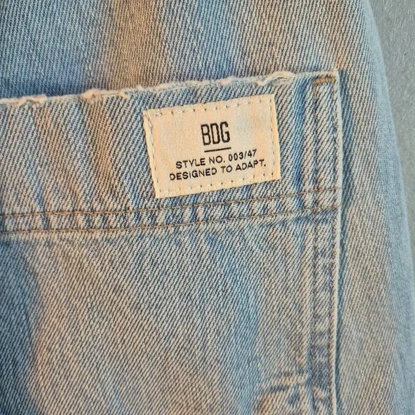 BDG Womens Cargo Jeans Light Wash Skate Utility Denim 26W 32L - Image 5