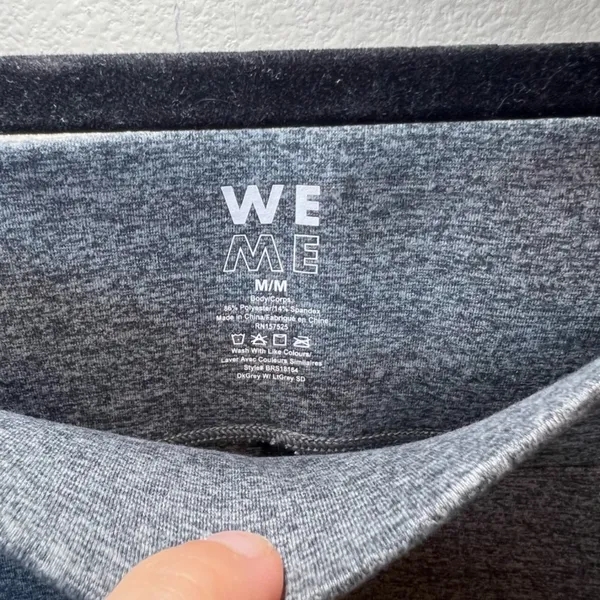 Bandier We Over Me Inversion Leggings Pants Gray Stretch Athletic Gym NEW Medium - Image 5