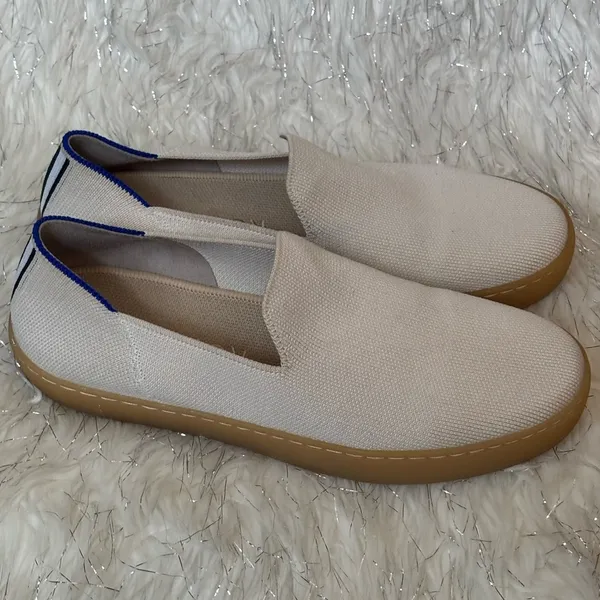 Rothy's Women’s Ivory Beige Slip-On Comfort Flat Sneakers Size W9.5 - Image 3