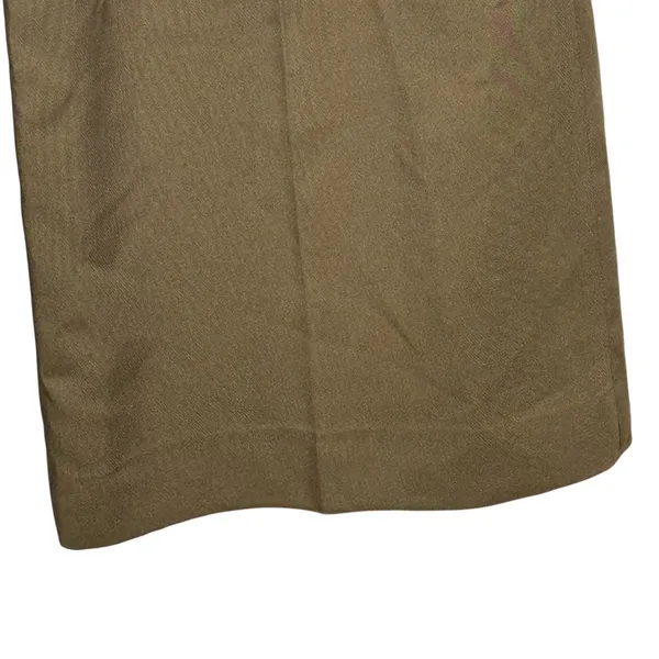 Zara Womens Pants Pleated Wide Leg Trouser Stretch‎ Tailored Brown Medium NWOT - Image 4