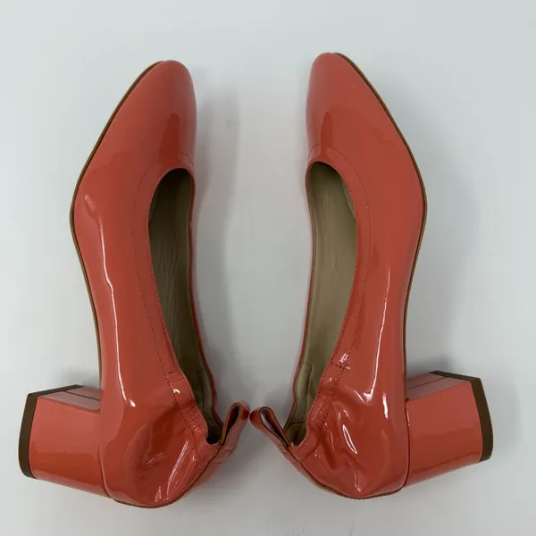 Everlane‎ The Day Heel Peach Coral Patent Leather Womens Size 6 - Image 10