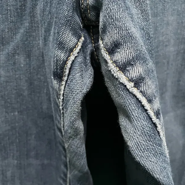 SEVEN7 MEDIUM WASH FLARE JEANS - Image 5