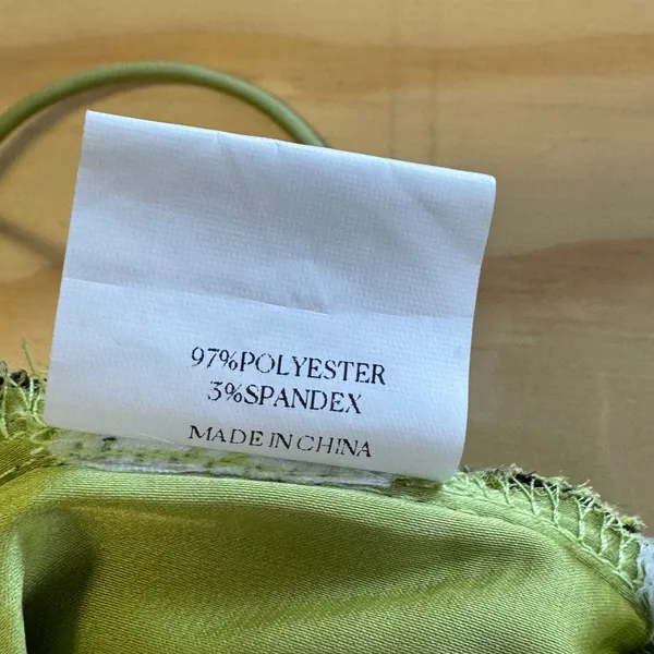 NWT Cider Lime Green Black Lace Crop Top Bustier Cami Strappy Back Sm Whimsical - Image 6