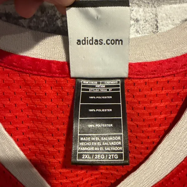 Vintage 2006–10 Tracy McGrady #1 Houston Rockets Adidas NBA Jersey 2XL +2 Length - Image 4