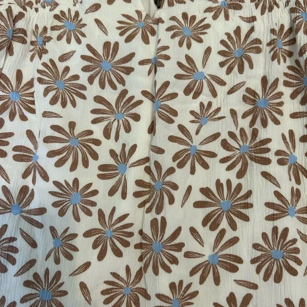 Love Tree White and Brown Floral Dress - Image 2