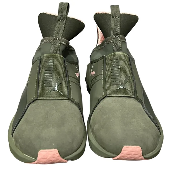 Puma Shoes Womens 6.5 Nubuck Naturals Fierce Core‎ Slip On Comfort Sneakers NWOT - Image 9