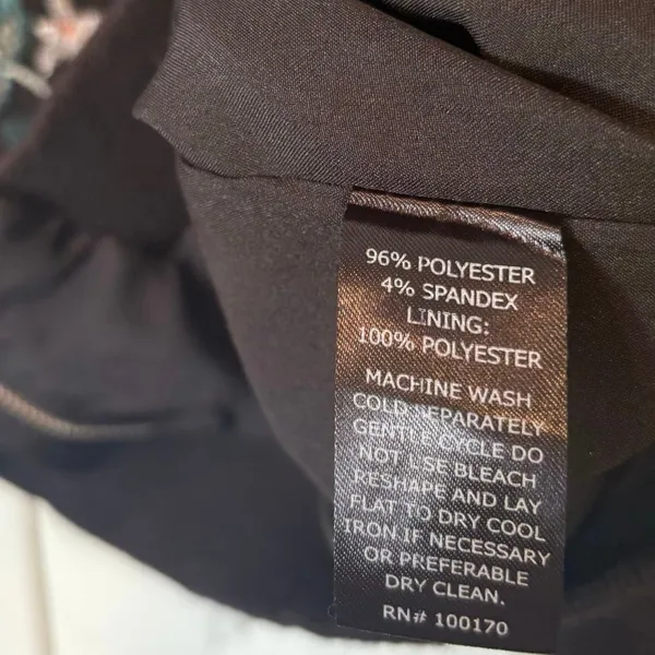 Emma‎ & Olivia Black Embroidered Jacket Size XL - Image 7