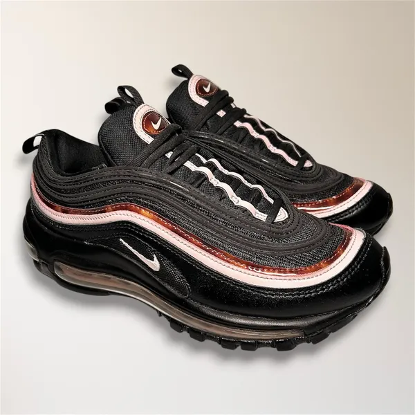Nike‎ Air Max 97 Black Pink Rose Gold Sneakers Air Cushion Womens 7 CU4751-001 - Image 14