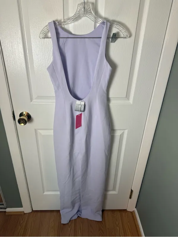 Amanda Uprichard Marbella Maxi Dress in Lavender XS - Image 4