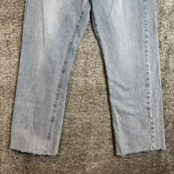 Princess Polly Denim Straight Relaxed Jeans Sz 2 - Image 4
