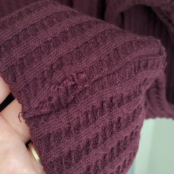 Free People Thermal Knit Cowl Neck Sweater - Image 4