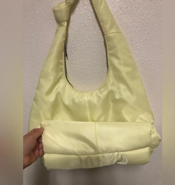 Target A New Day Zip Closure Knotted Shoulder Bag Lime - Image 3