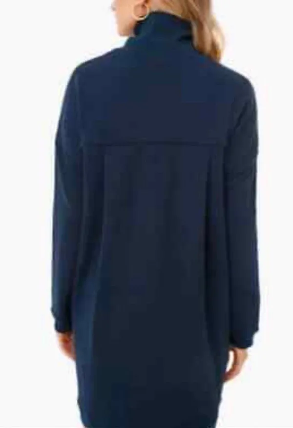 Navy Turtleneck Dress - Image 2