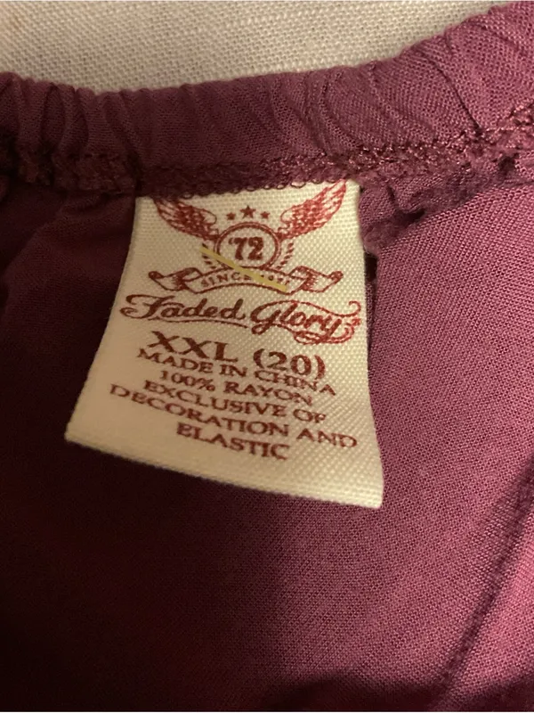 Faded Glory Plum Spaghetti Strap Maxi Dress - Image 6