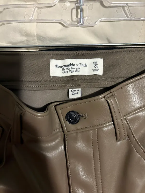 Abercrombie Leather Pants - Image 4