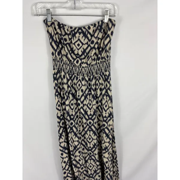 Lucky Brand Patterned Strapless Maxi Dress Size Medium - Image 2