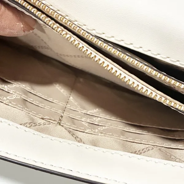 MICHAEL KORS Large Jade Shoulder Crossbody Bag in Floral Logo Canvas‎ - Image 4