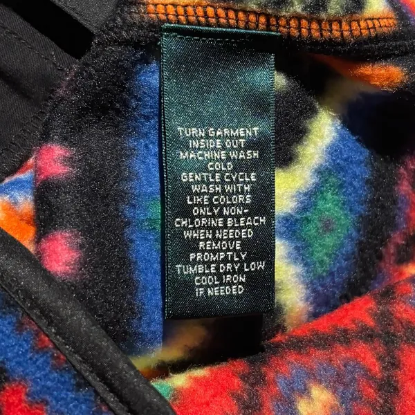 Lauren Ralph Lauren Active Fleece Aztec Print Vest Size XS Multicolor - Image 7