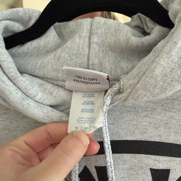 Ron Jon Light Gray Surf Shop Hoodie - Image 7