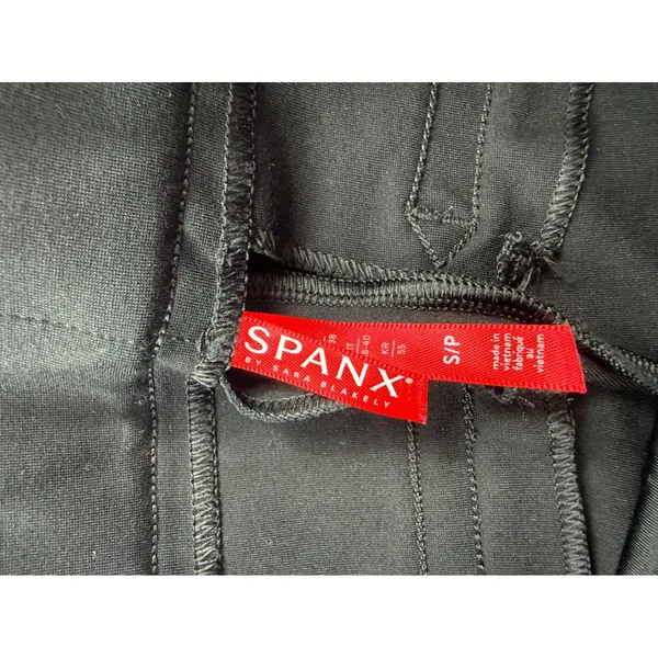 Spanx The Perfect Pant Slim Straight Leg Black Pull On Trousers Small S/P - Image 3
