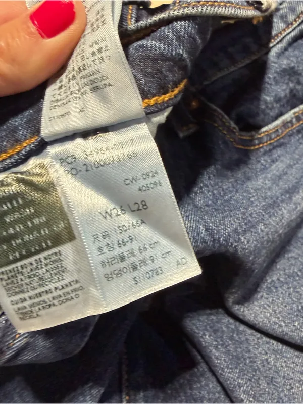 Levi Strauss Levi’s premium denim wedgie straight 26 - Image 7