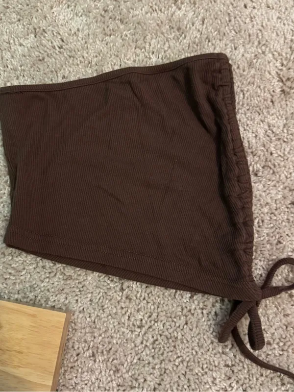 Princess Polly Leala Tube Top in Brown - Image 6