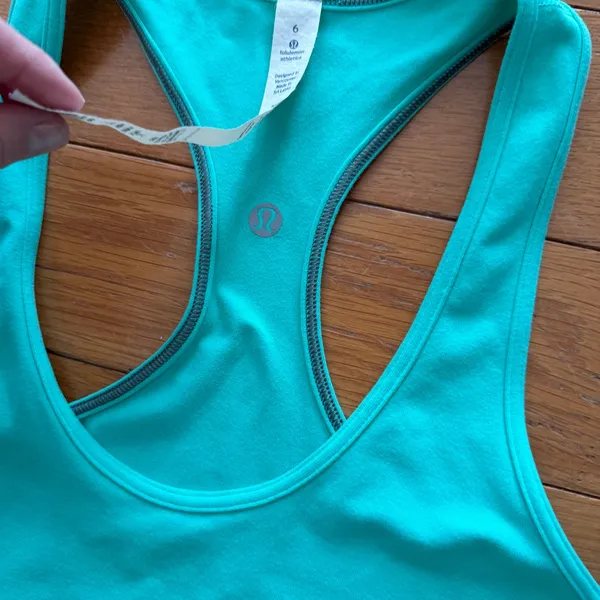Lululemon Cool Racerback Tank Top Women 6 Bali Breeze - Image 7