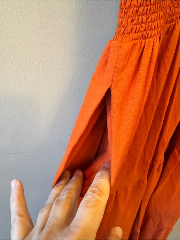 Stitch Fix Market & Spruce Maxi Dress Marea halter burnt orange XL NWT - Image 5