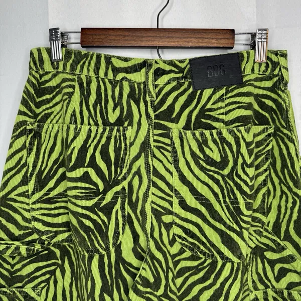 BDG Wide Leg Urban Outfitters Corduroy Pants 29 x 32 Juno Green Zebra Carpenter - Image 6