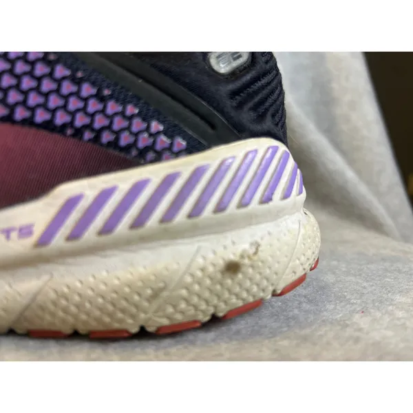 Brooks Adrenaline GTS 22 Womens Running Shoes Black Purple Coral Pink Sneakers‎ - Image 8