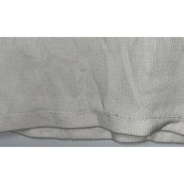 Abercrombie & Fitch Soft AF White Ribbed Sleeveless Racerback Tank Top Size L - Image 7