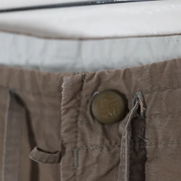 VTG Columbia Sportswear Capris Women's Size M Tan Cargo Drawstring Waist Outdoor - Image 9