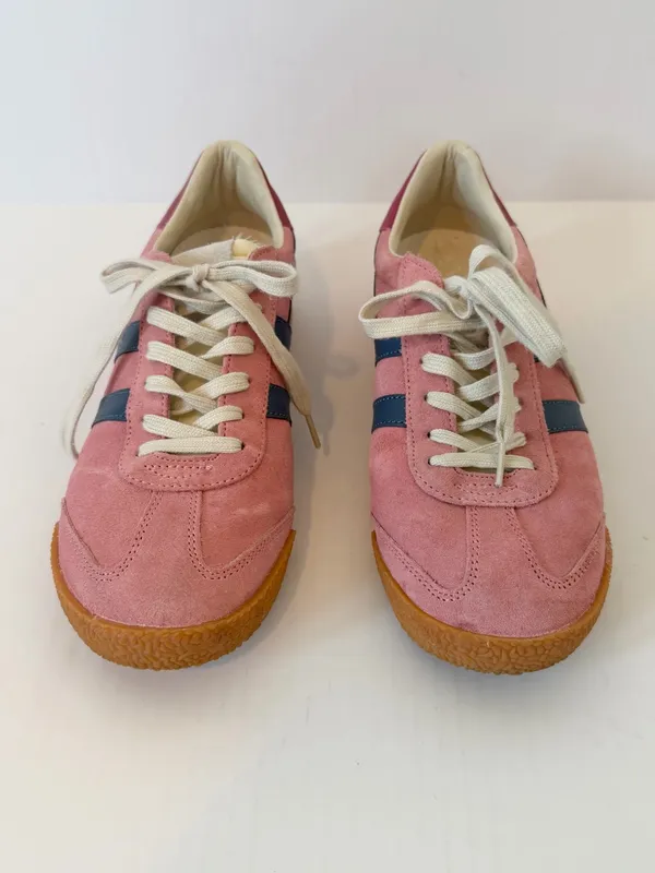 Gola Elan Women's Pink Suede Sneakers in Coral Pink, Moonlight & Raspberry 8.5 - Image 5