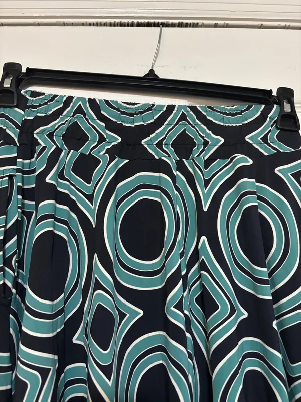 Ave Cesar Midi Skirt with Abstract Geometric Circle and Diamond Pattern Multiple Size M - Image 3