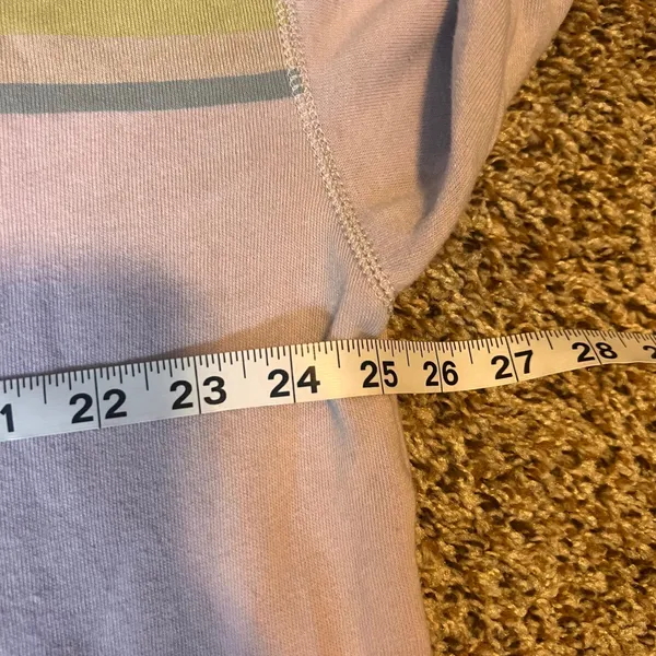 American Eagle‎ Jeggings Fit Striped Pullover Crewneck Sweatshirt Medium - Image 3