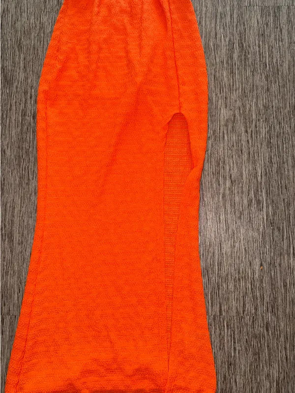 Shein Maxi Dress Orange - Image 2