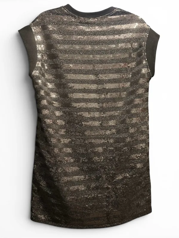 Veveret Sm Silver Sleeveless Dress or long shirt - Image 4
