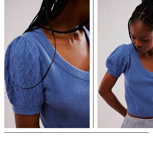 NWOT free people Annabel Cashmere Shirt - Image 2
