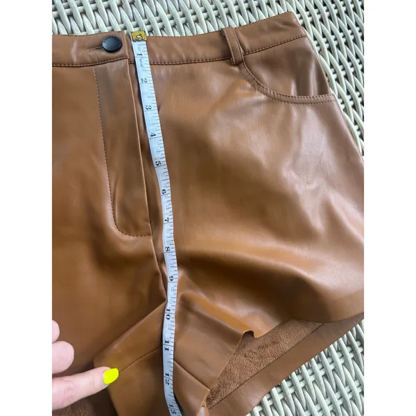 Cultnaked Faux Leather High Waisted Shorts‎ Medium boho goth festival party - Image 11