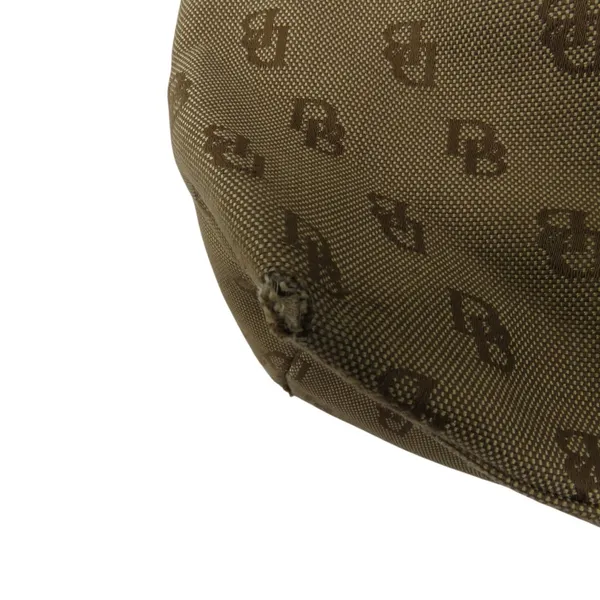 Y2K Vintage Dooney & Bourke Brown Monogram Canvas Hobo Shoulder Bag - Image 7