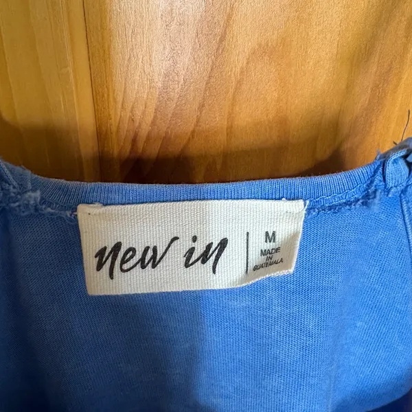 New In Women’s Romper Blue With Pocket Size M - Image 5