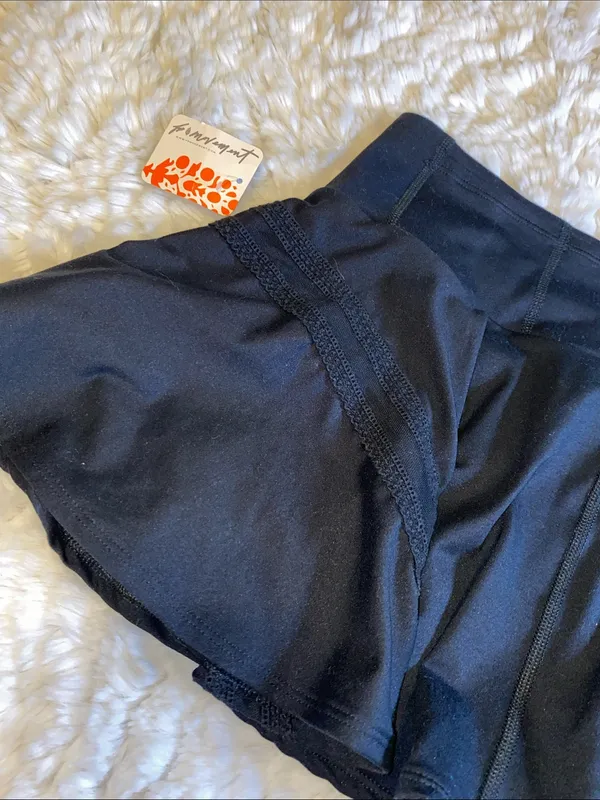 Free People Black Athletic Skort with Built-In Shorts - Image 5