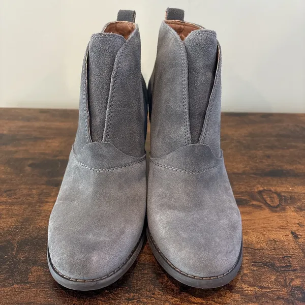Lucky Brand Women's Zanta Bootie Ankle Boot storm Blue Gray size‎ 7.5 - Image 4